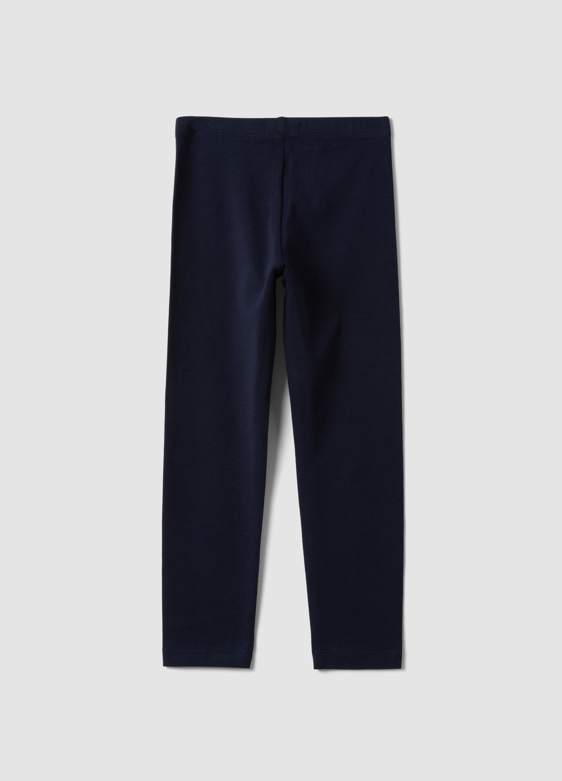 OVS Girls’ Blue Skinny Leggings In Stretch Organic Cotton