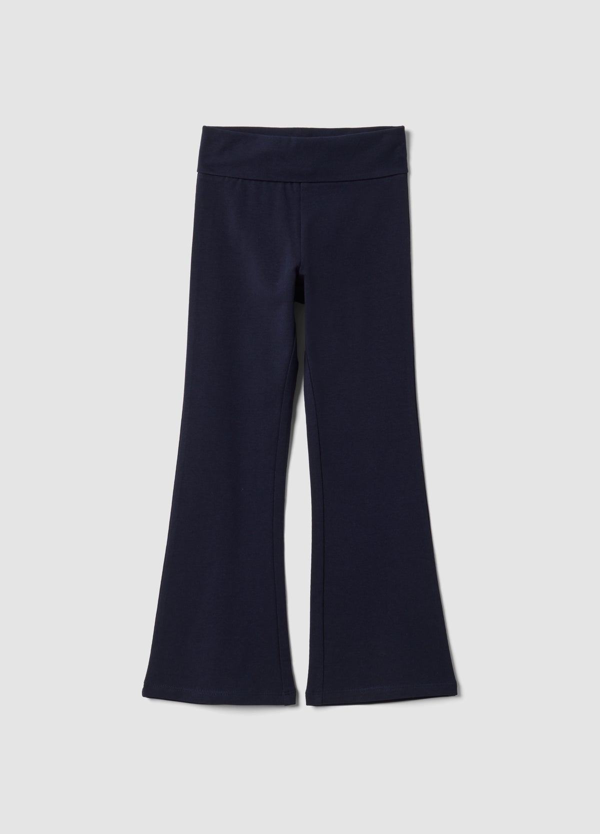 OVS Girls' Blue Flared Leggings In Stretchy Organic Cotton