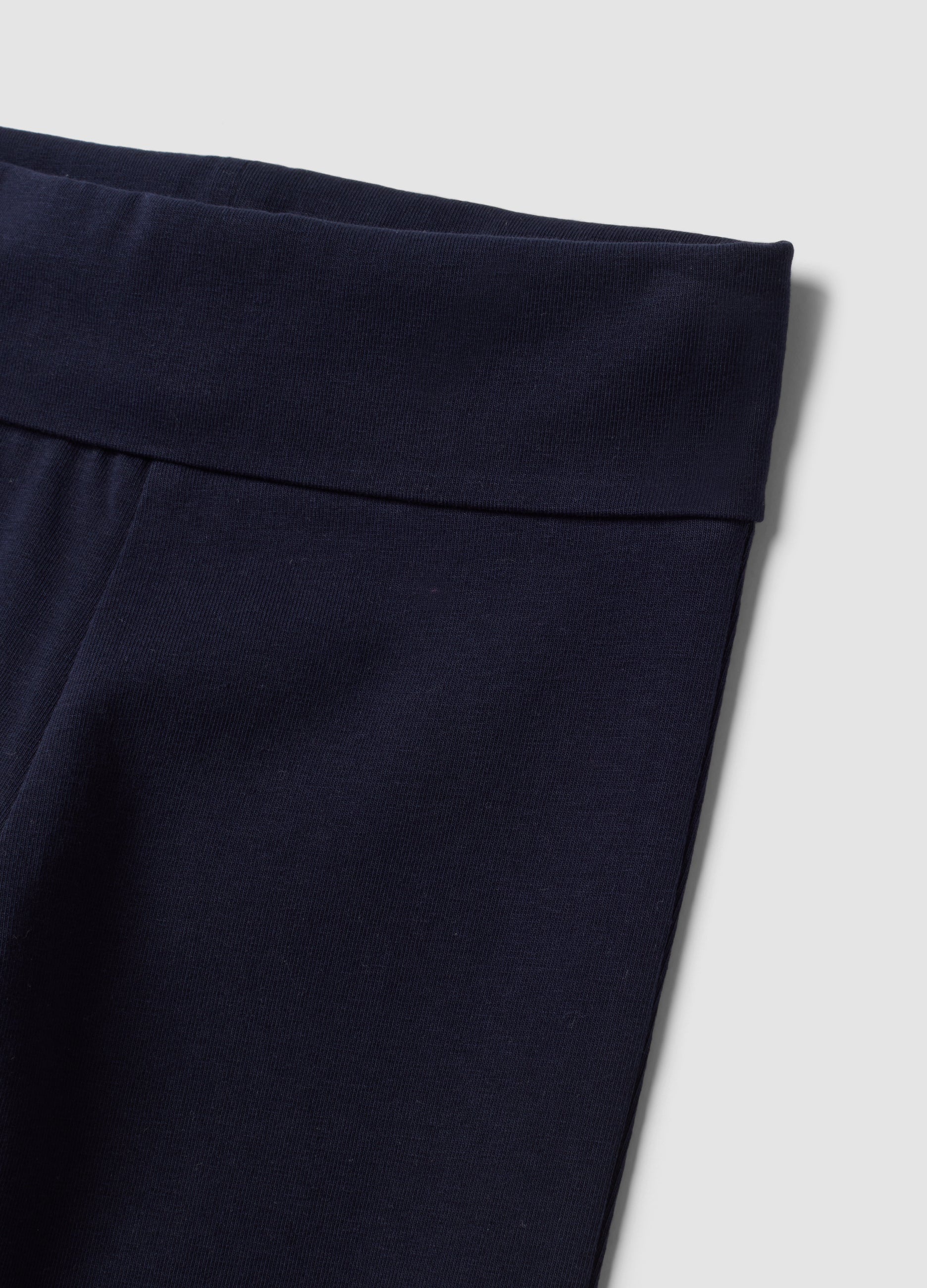OVS Girls' Blue Flared Leggings In Stretchy Organic Cotton