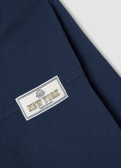 OVS Blue Organic Cotton Sweatshirt With Print For Boys, Relaxed Fit