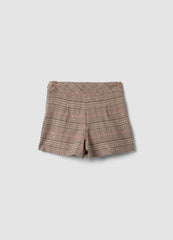 OVS Girls’ Brown Checked Stretch Viscose Skort