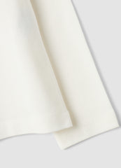 OVS White Stretch Cotton T-Shirt With Teddy Bear Print For Girls