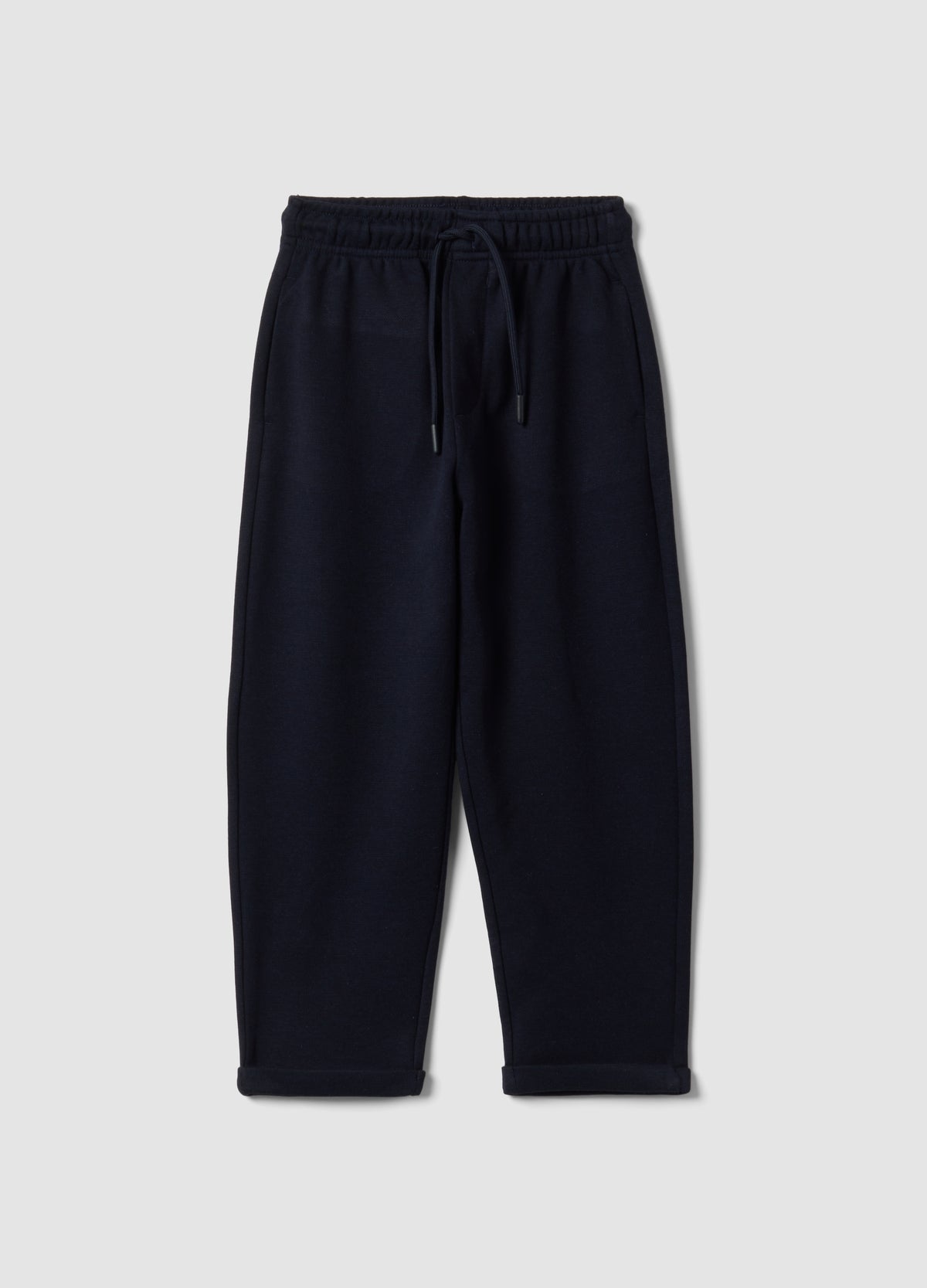 OVS Blue Stretch Viscose And Lyocell Regular-Fit Trousers For Boys