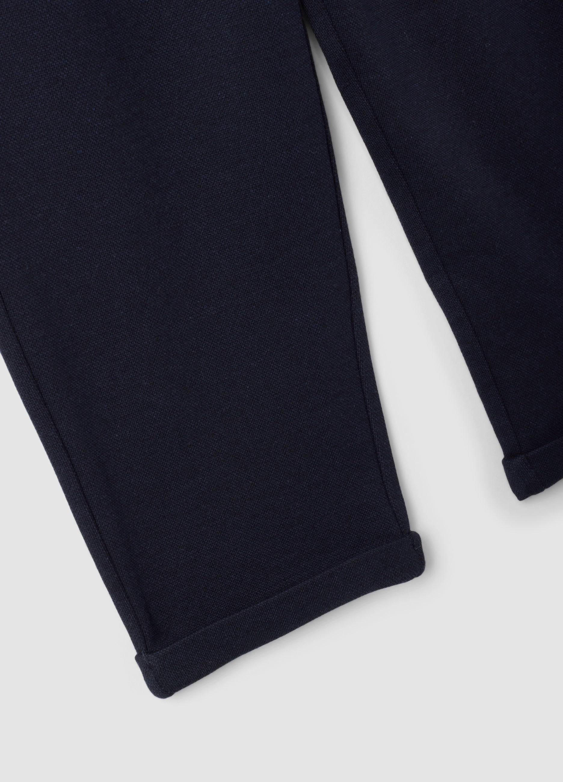 OVS Blue Stretch Viscose And Lyocell Regular-Fit Trousers For Boys