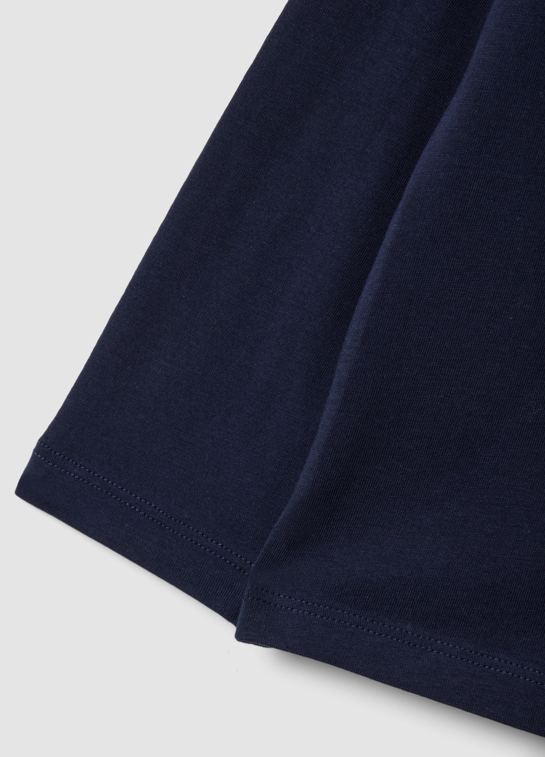 OVS Blue Pure Organic Cotton T-Shirt With College Print For Boys