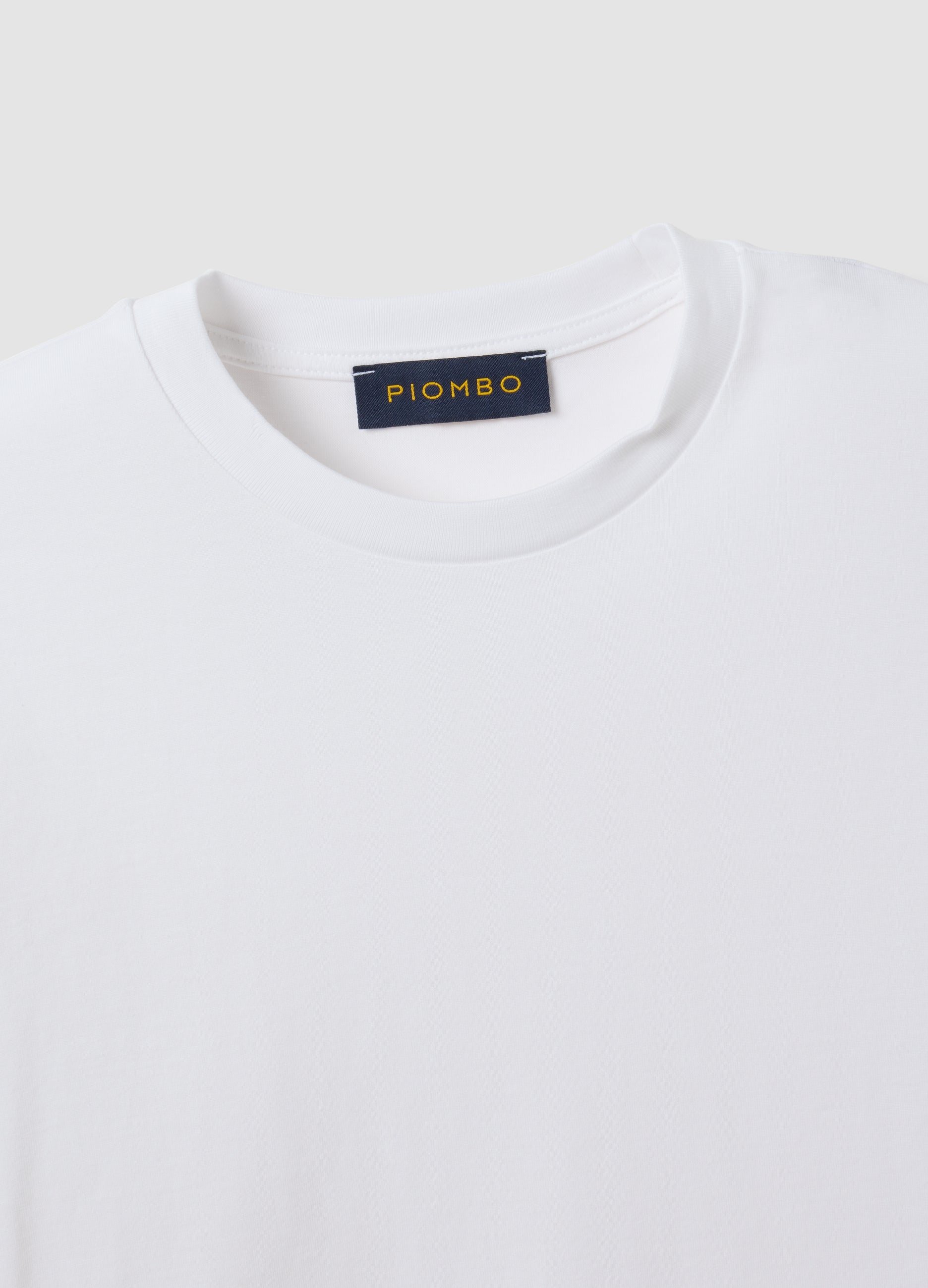 OVS White Pure-Cotton Crew-Neck T-Shirt In A Regular Fit