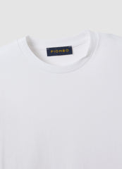 OVS White Pure-Cotton Crew-Neck T-Shirt In A Regular Fit