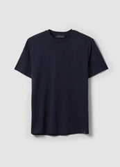 OVS Blue Pure Cotton Crew-Neck T-Shirt, Regular Fit