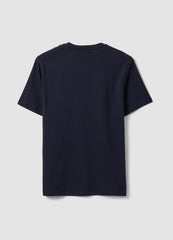 OVS Blue Pure Cotton Crew-Neck T-Shirt, Regular Fit