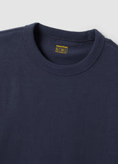 OVS Blue Pure Cotton Crew-Neck T-Shirt, Relaxed Fit