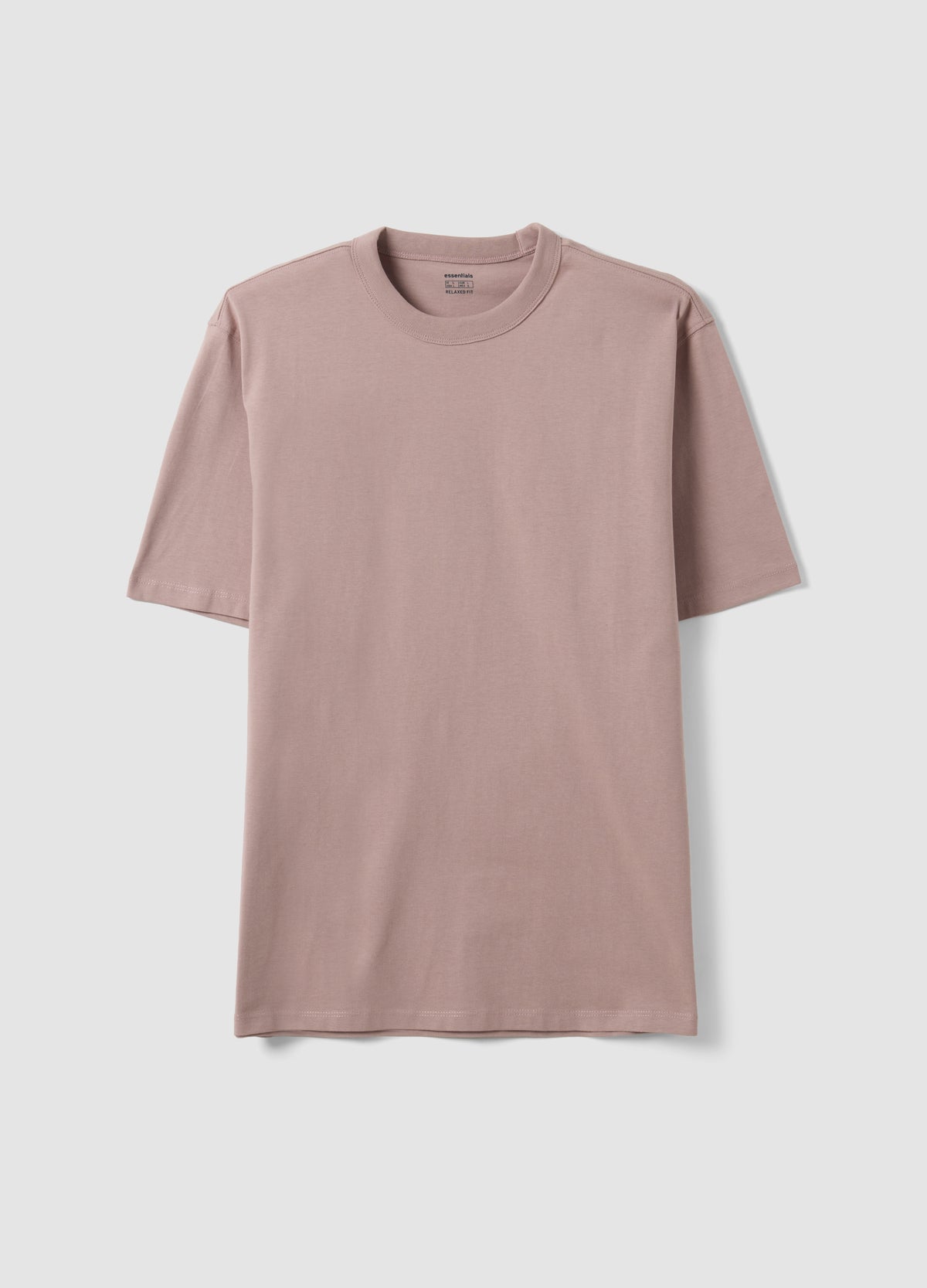 OVS Pink Pure Cotton Crew-Neck T-Shirt, Relaxed Fit
