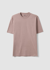 OVS Pink Pure Cotton Crew-Neck T-Shirt, Relaxed Fit