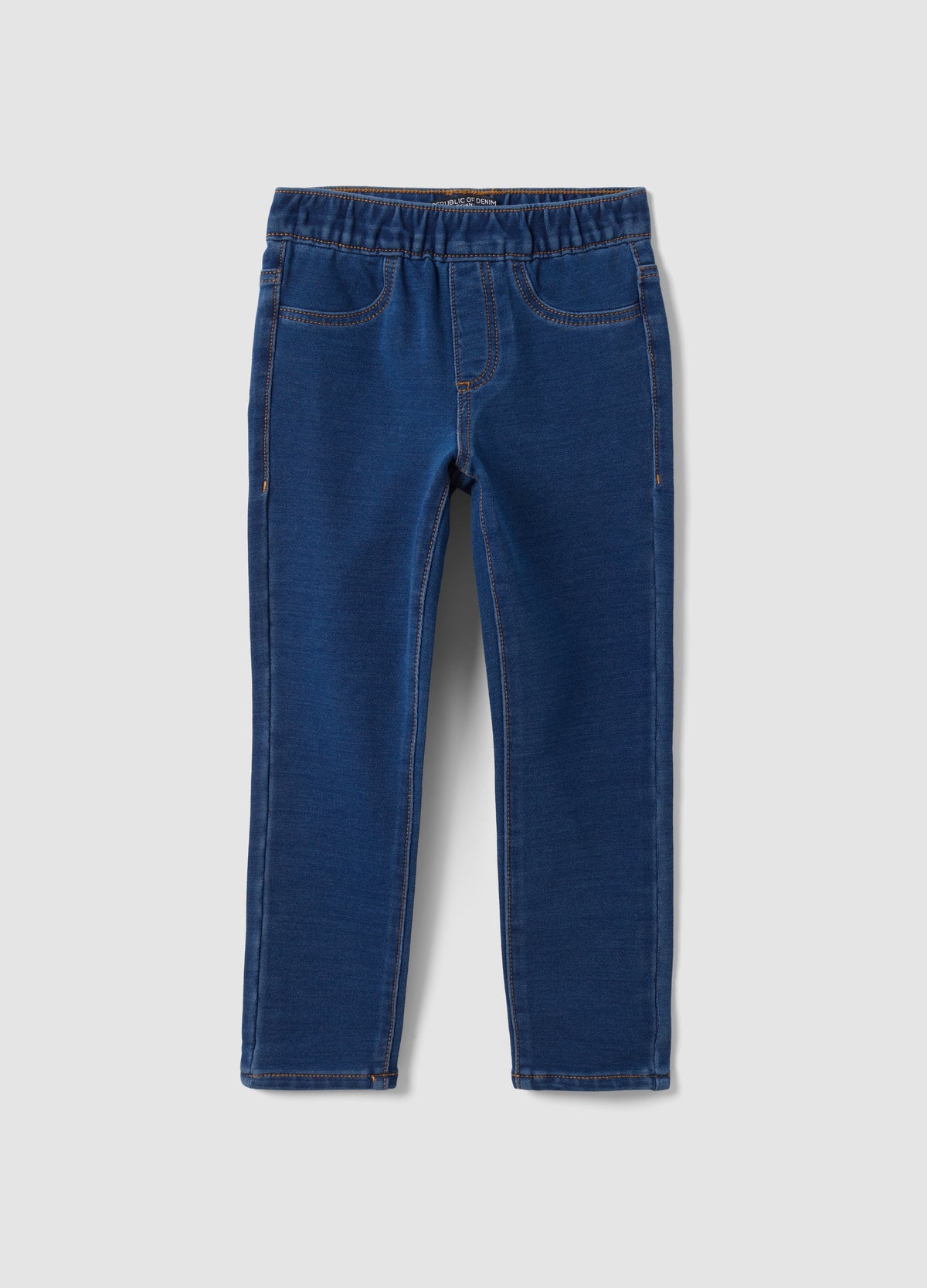 OVS Girls’ Blue Skinny-Fit Stretch Cotton Jeggings