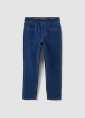 OVS Girls’ Blue Skinny-Fit Stretch Cotton Jeggings