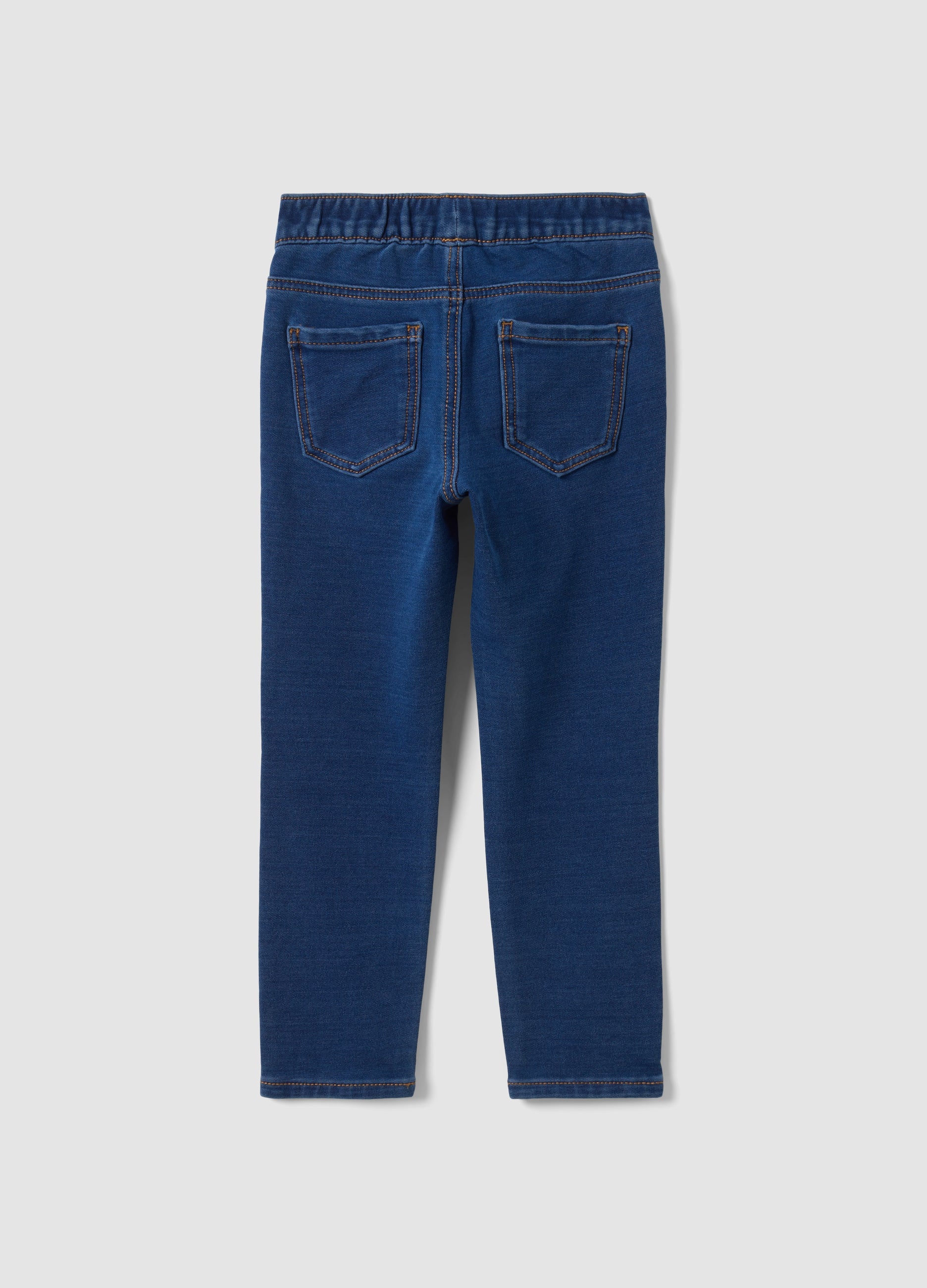 OVS Girls’ Blue Skinny-Fit Stretch Cotton Jeggings