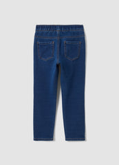 OVS Girls’ Blue Skinny-Fit Stretch Cotton Jeggings
