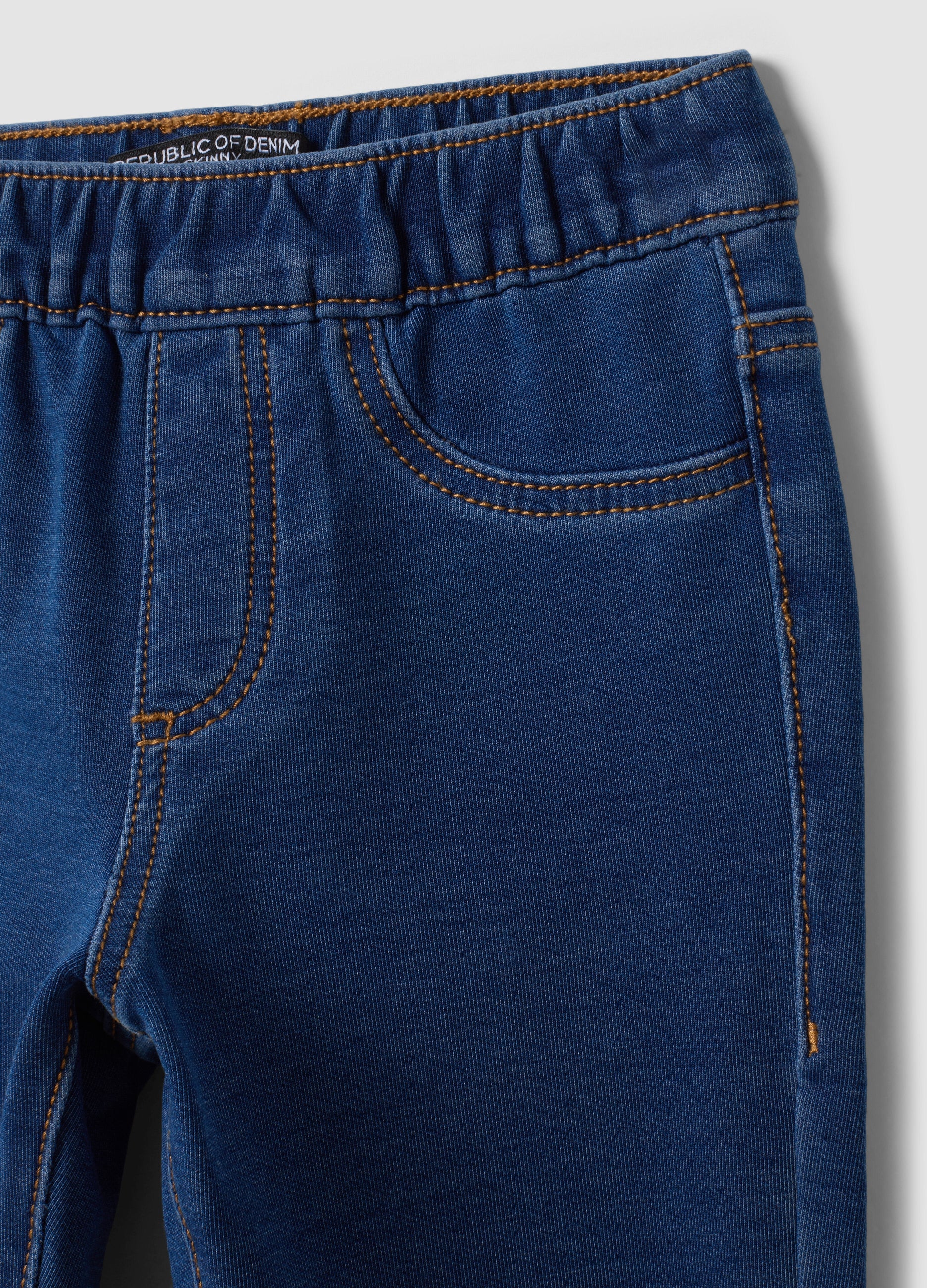 OVS Girls’ Blue Skinny-Fit Stretch Cotton Jeggings