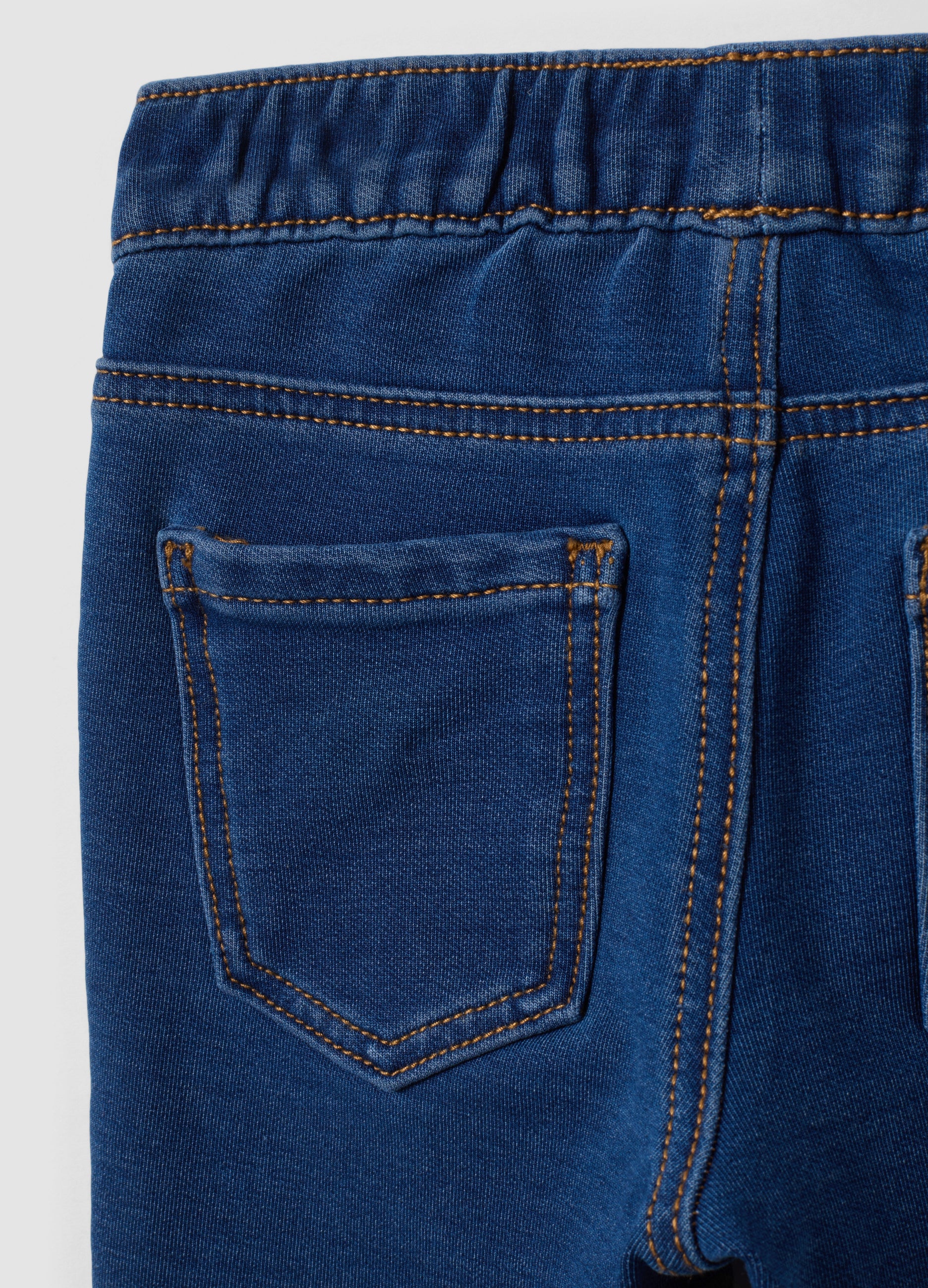 OVS Girls’ Blue Skinny-Fit Stretch Cotton Jeggings