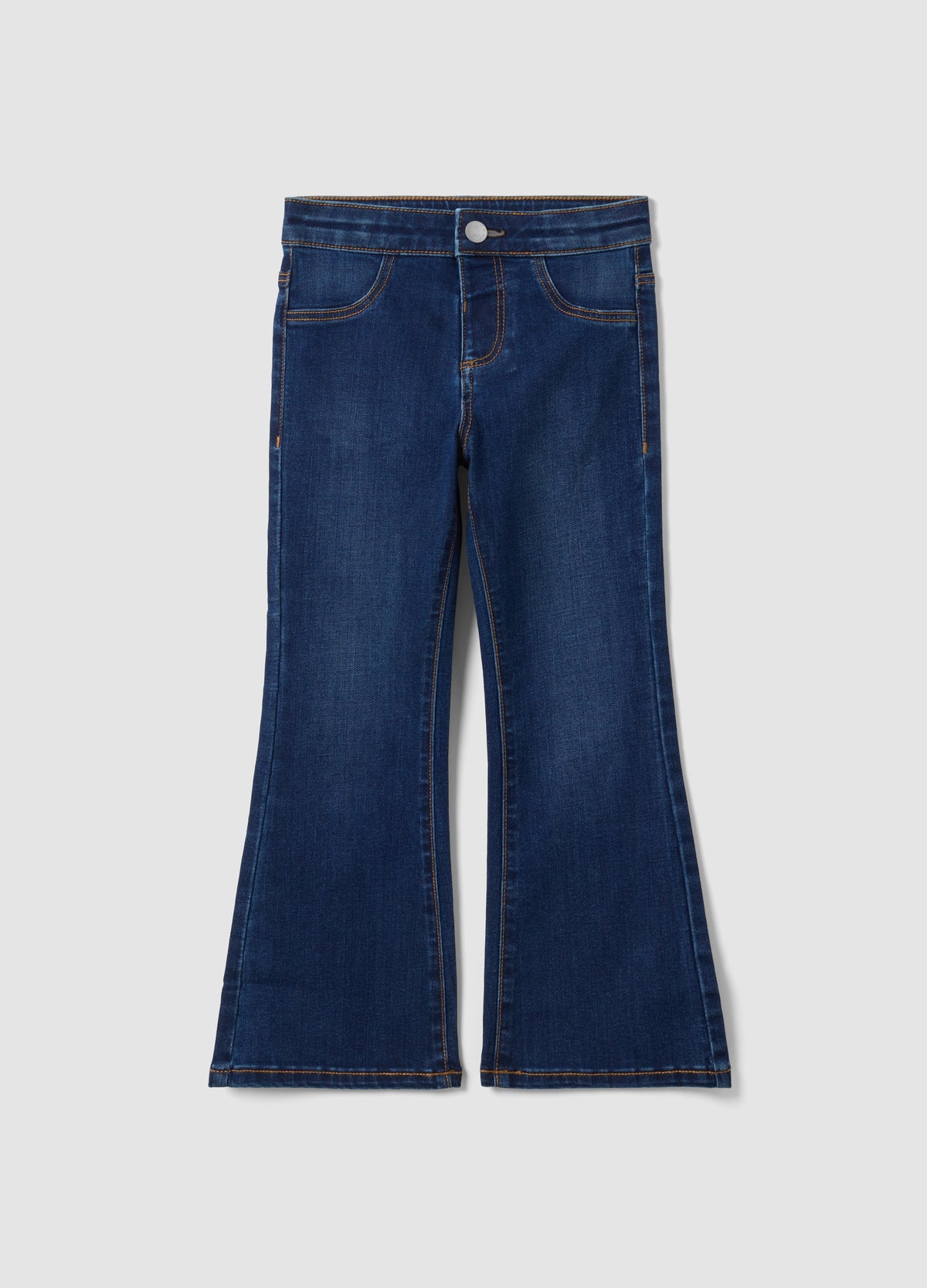 OVS Girls’ Blue Flared Jeans In Stretch Cotton And Viscose