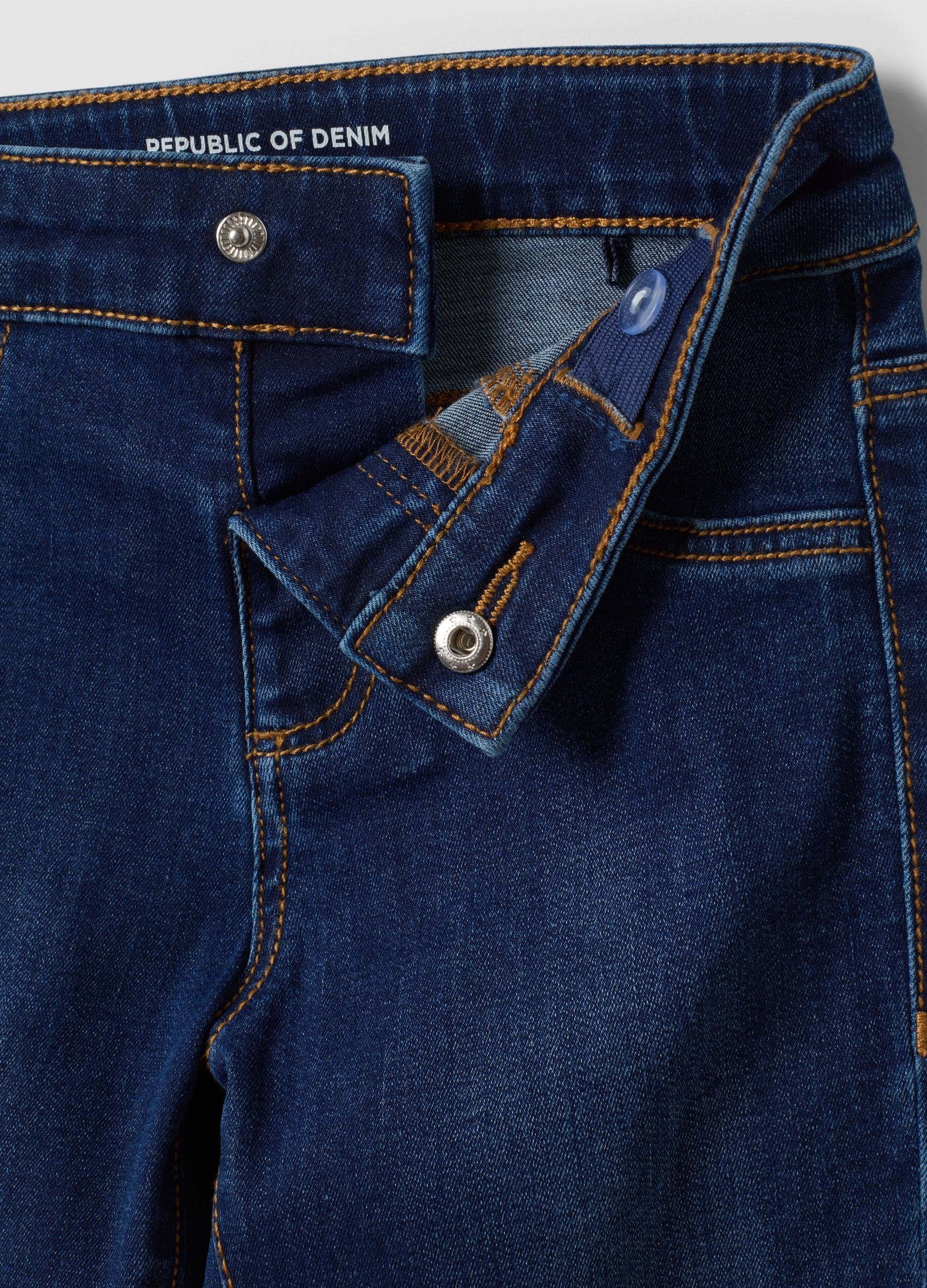 OVS Girls’ Blue Flared Jeans In Stretch Cotton And Viscose