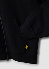 OVS Black Cropped Pure Cotton Hoodie With Oversized Fit
