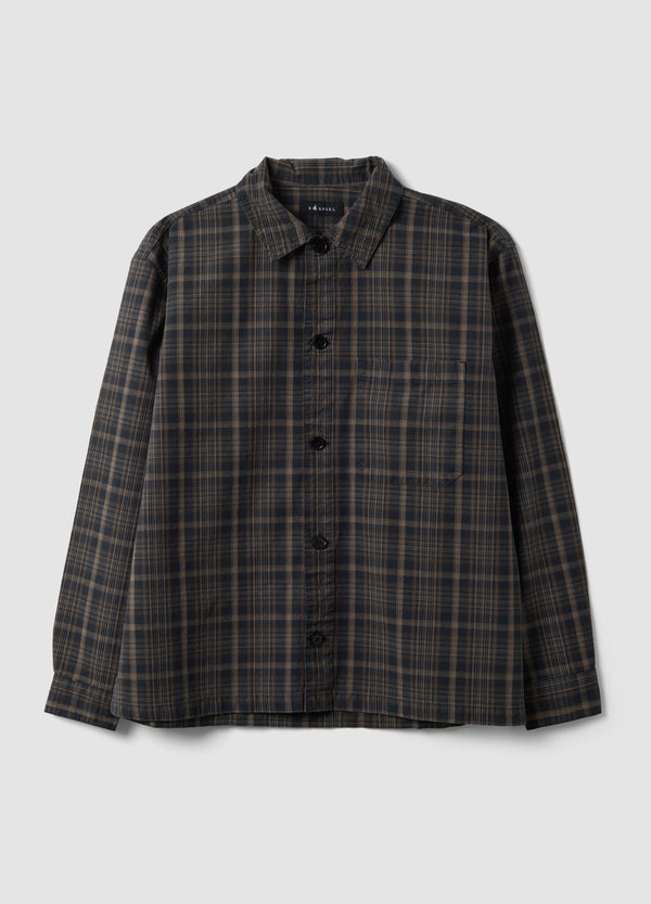 OVS Multicolour Pure Cotton Check Shirt, Oversized Fit
