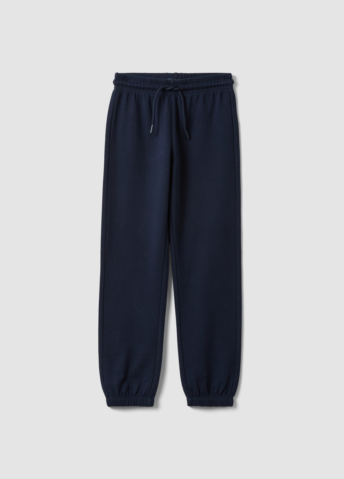 OVS Navy Blue Organic Cotton Regular-Fit Joggers For Boys