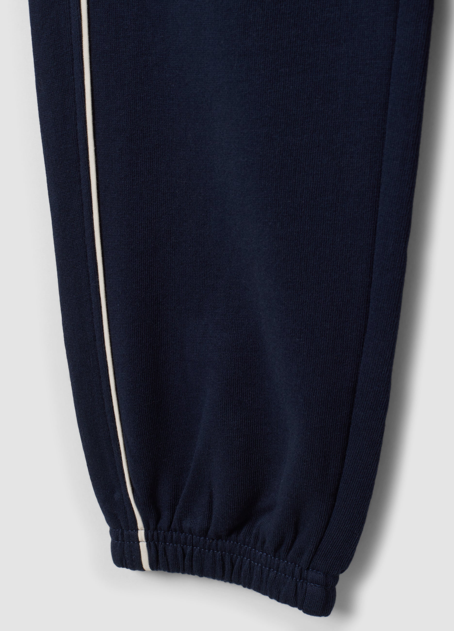 OVS Blue Organic Cotton Comfort-Fit Joggers For Boys