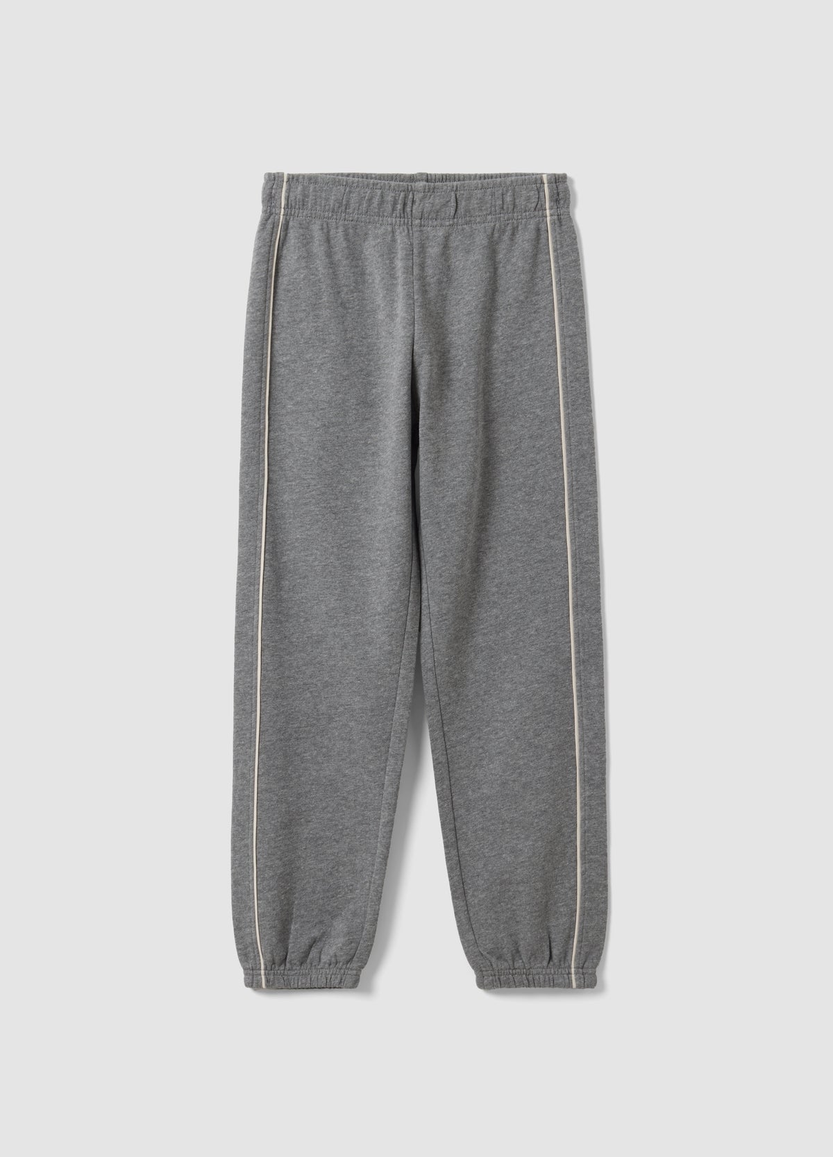 OVS Grey Organic Cotton Comfort-Fit Joggers For Boys