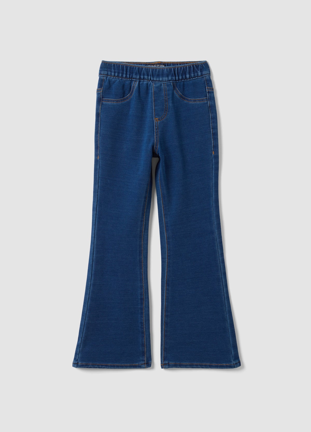 OVS Blue Flared Stretch-Cotton Jeggings For Girls