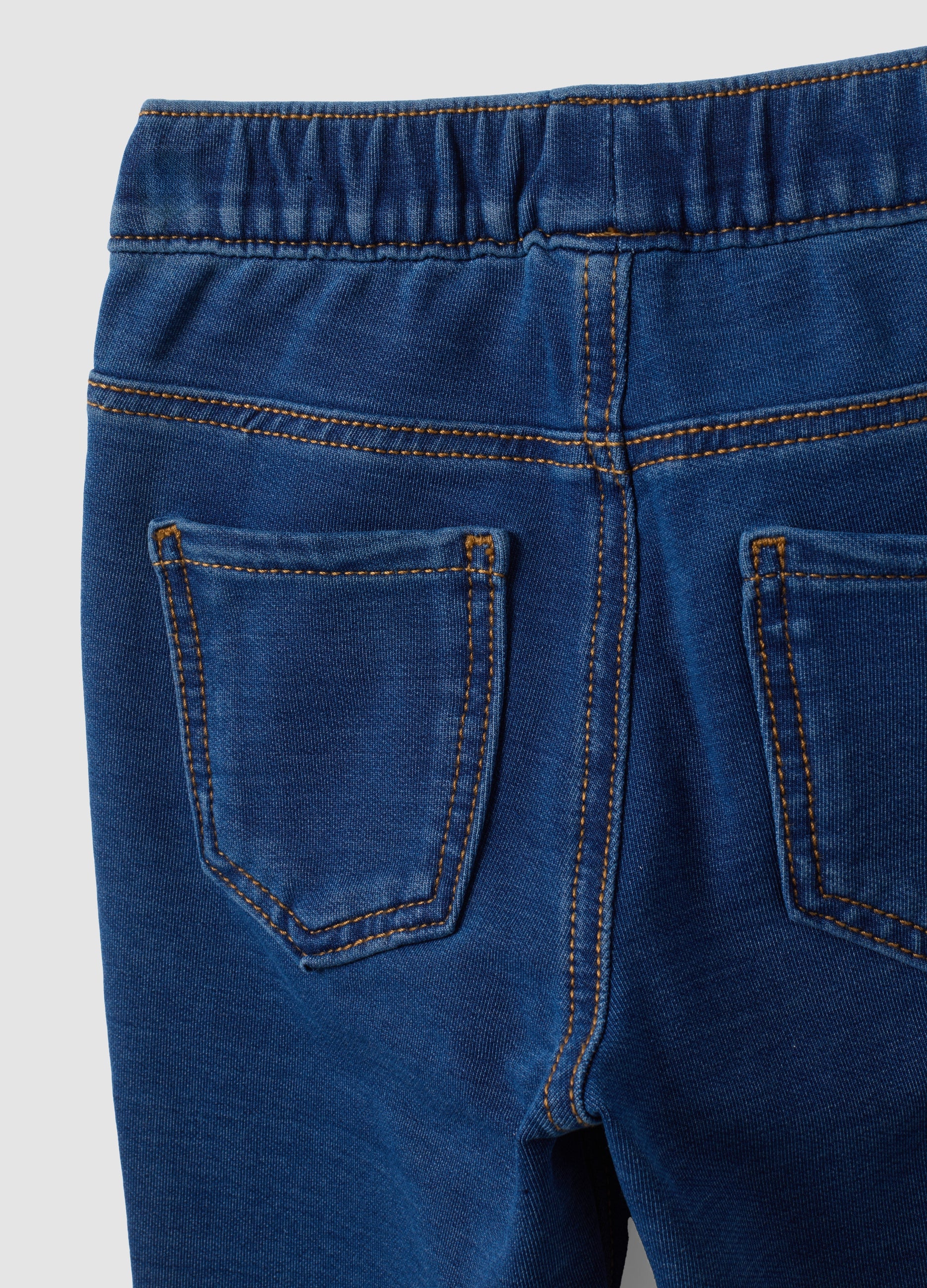 OVS Blue Flared Stretch-Cotton Jeggings For Girls