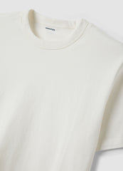 OVS White Pure Cotton Crew-Neck T-Shirt, Relaxed Fit