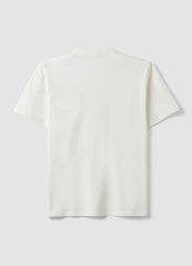 OVS White Pure Cotton Crew-Neck T-Shirt, Relaxed Fit