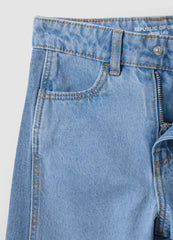 OVS Light Blue Wide-Leg Pure Cotton Jeans For Girls