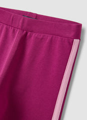 OVS Girls’ purple skinny-fit organic stretch cotton leggings