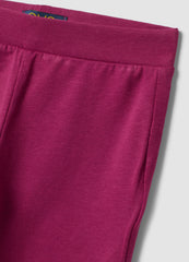 OVS Purple stretch cotton flared leggings for girls