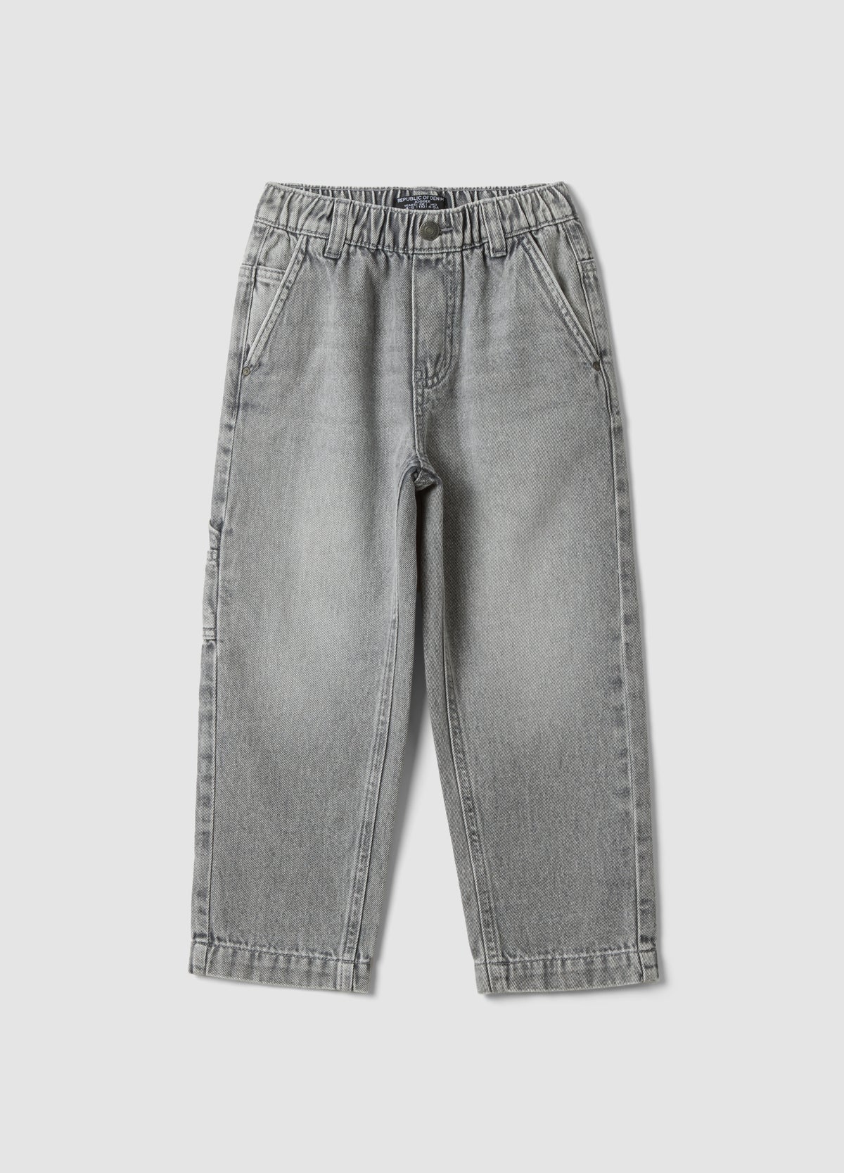 OVS Grey cotton denim joggers
