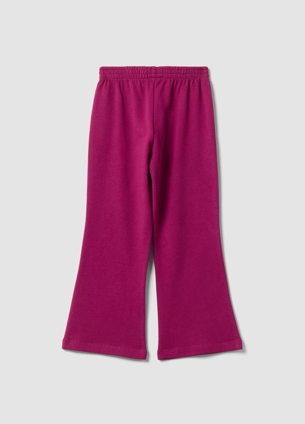 OVS Girls’ purple flared cotton joggers