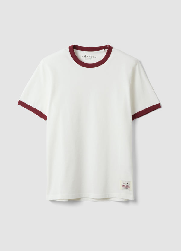 OVS White Crew-Neck Fitted T-Shirt In Pure Cotton