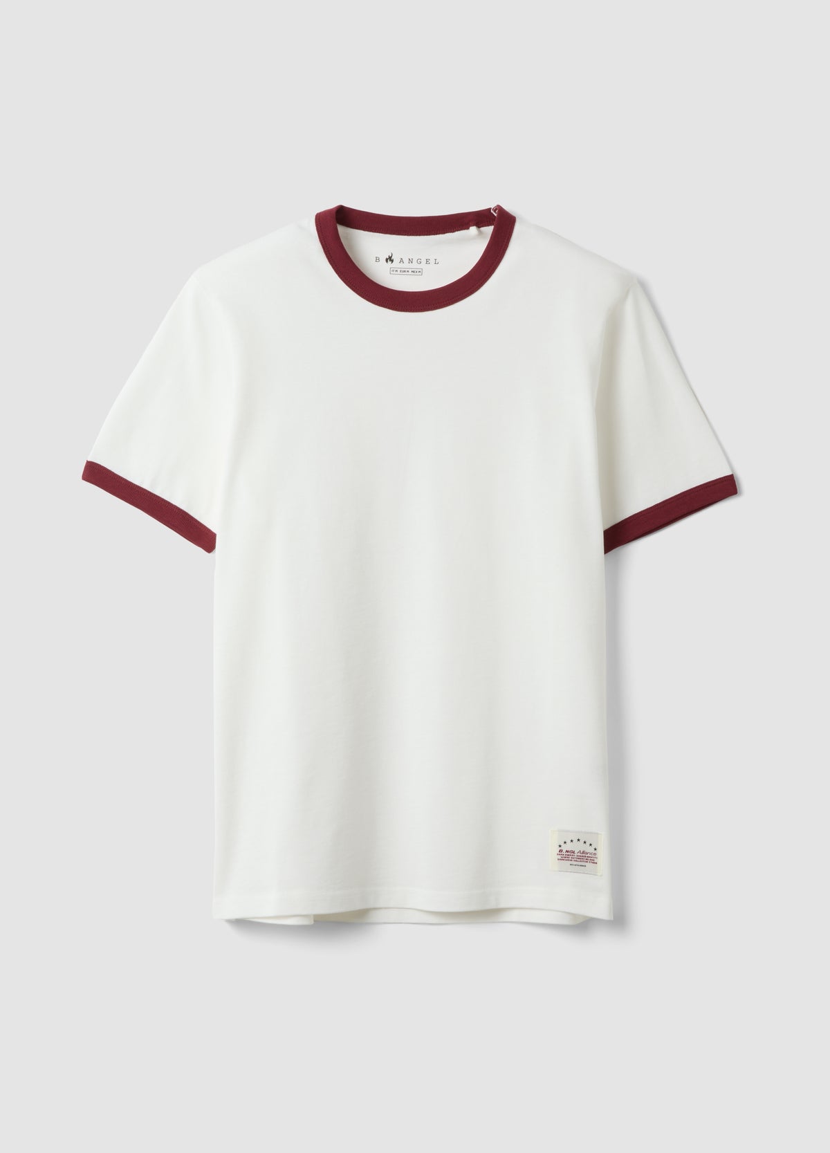 OVS White Crew-Neck Fitted T-Shirt In Pure Cotton