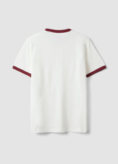 OVS White Crew-Neck Fitted T-Shirt In Pure Cotton