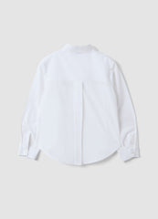 OVS White pure cotton shirt with rhinestones, regular fit, for girls