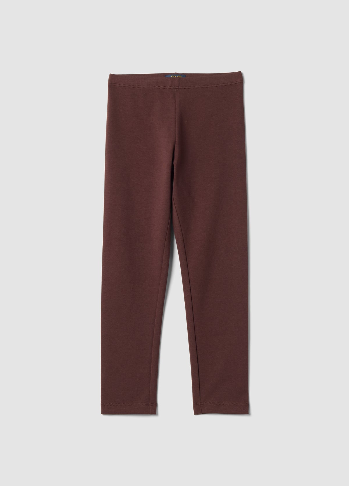 OVS Brown skinny-fit stretch cotton leggings