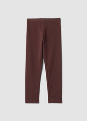 OVS Brown skinny-fit stretch cotton leggings