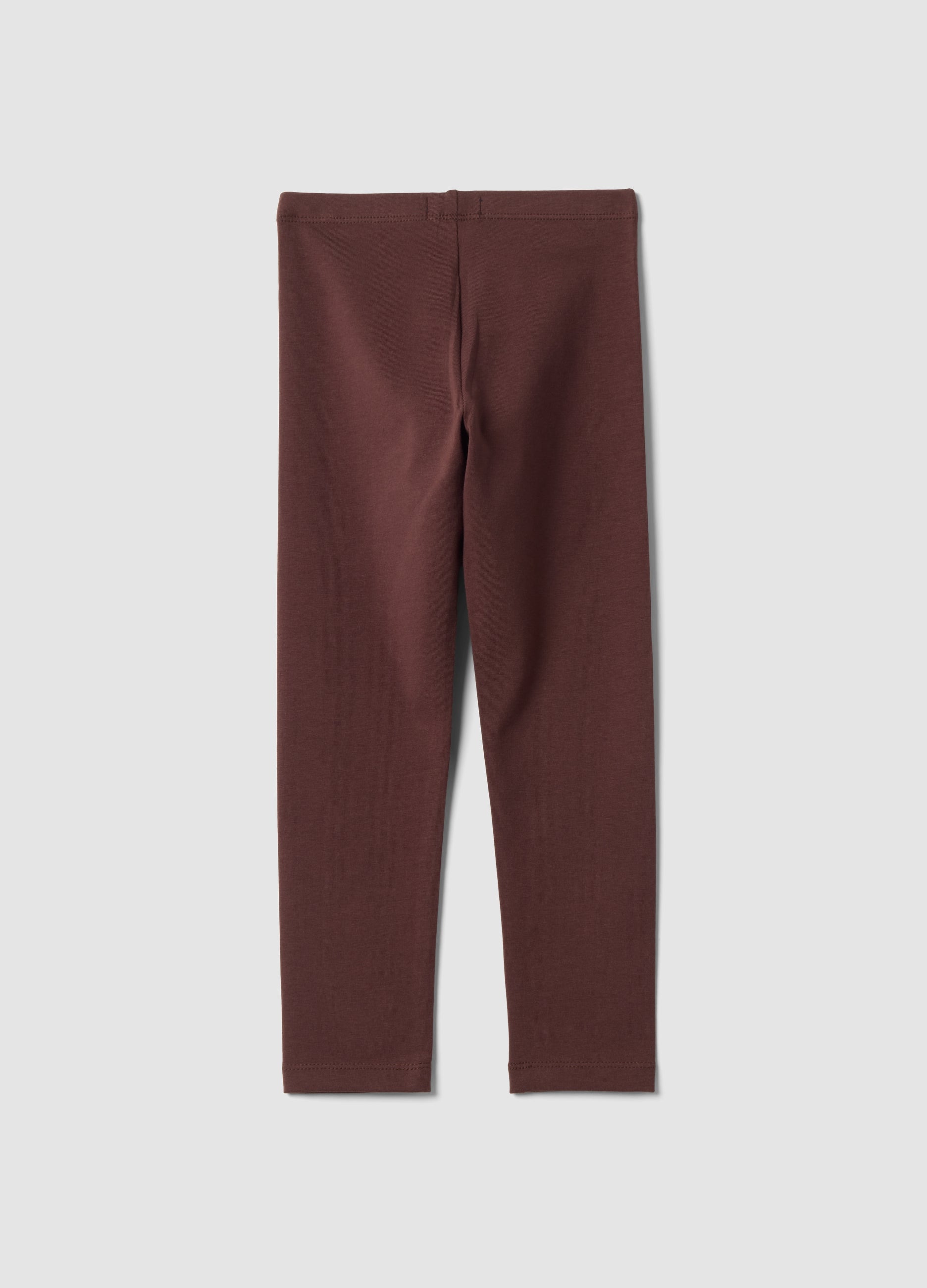 OVS Brown skinny-fit stretch cotton leggings
