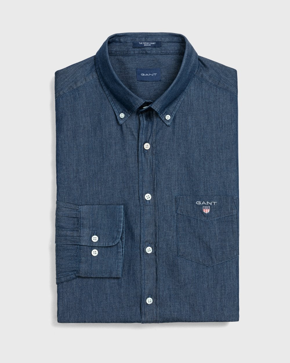 Gant Regular Fit Indigo Shirt