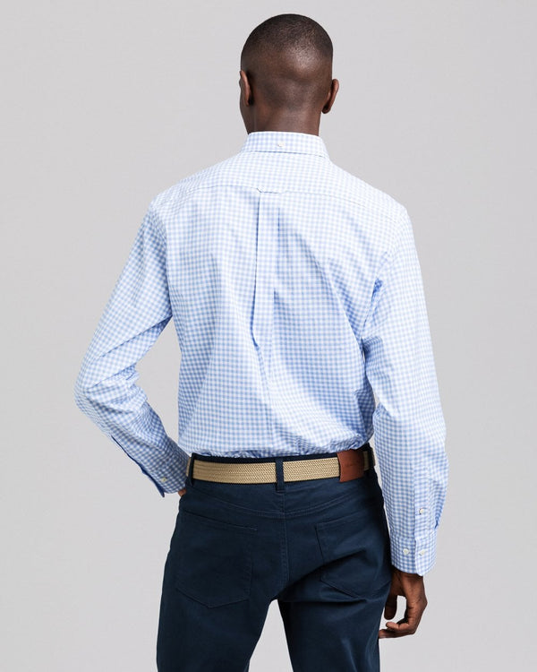 Regular Fit Gingham Broadcloth Shirt