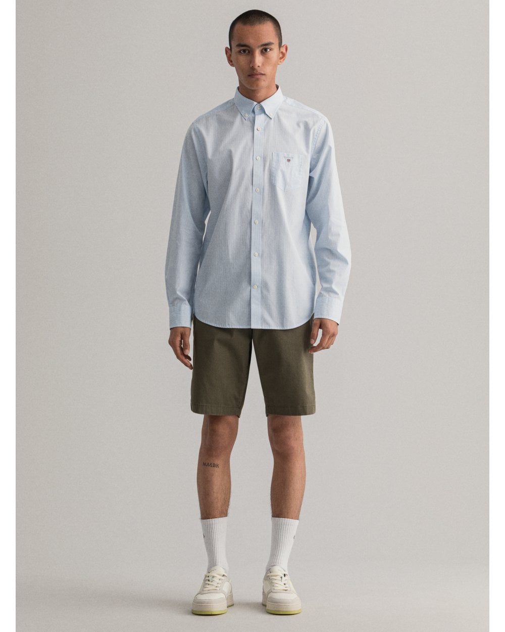 Regular Fit Banker Broadcloth Shirt