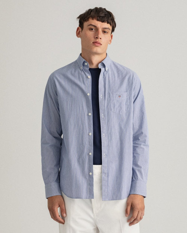 Regular Fit Banker Broadcloth Shirt