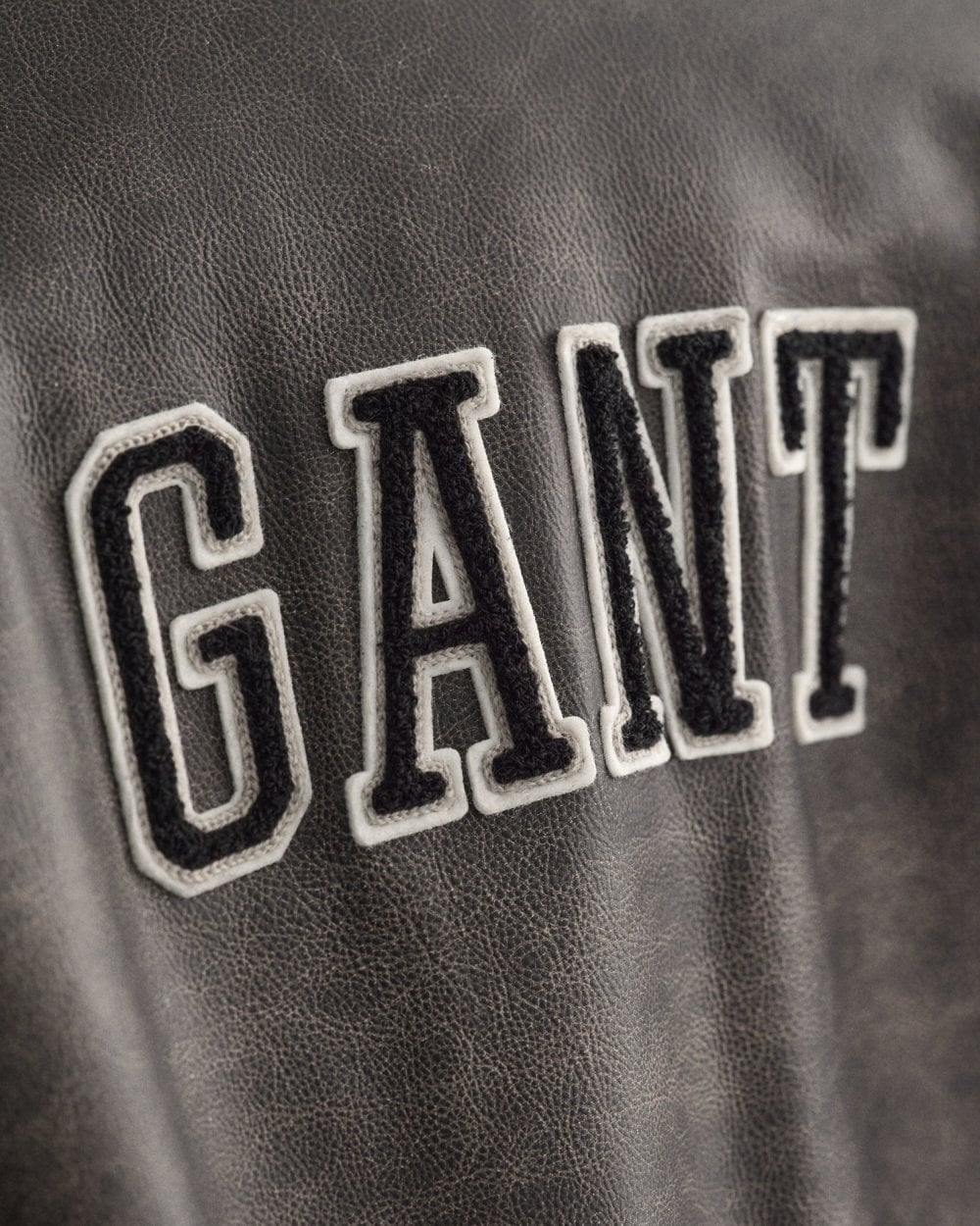 Gant Leather Gant Varsity Jacket